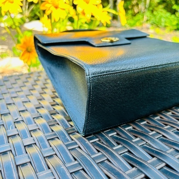 Valentino Garavani Midnight Black Leather Handbag Satchel. 🌸💝🌸 - Picture 4 of 13